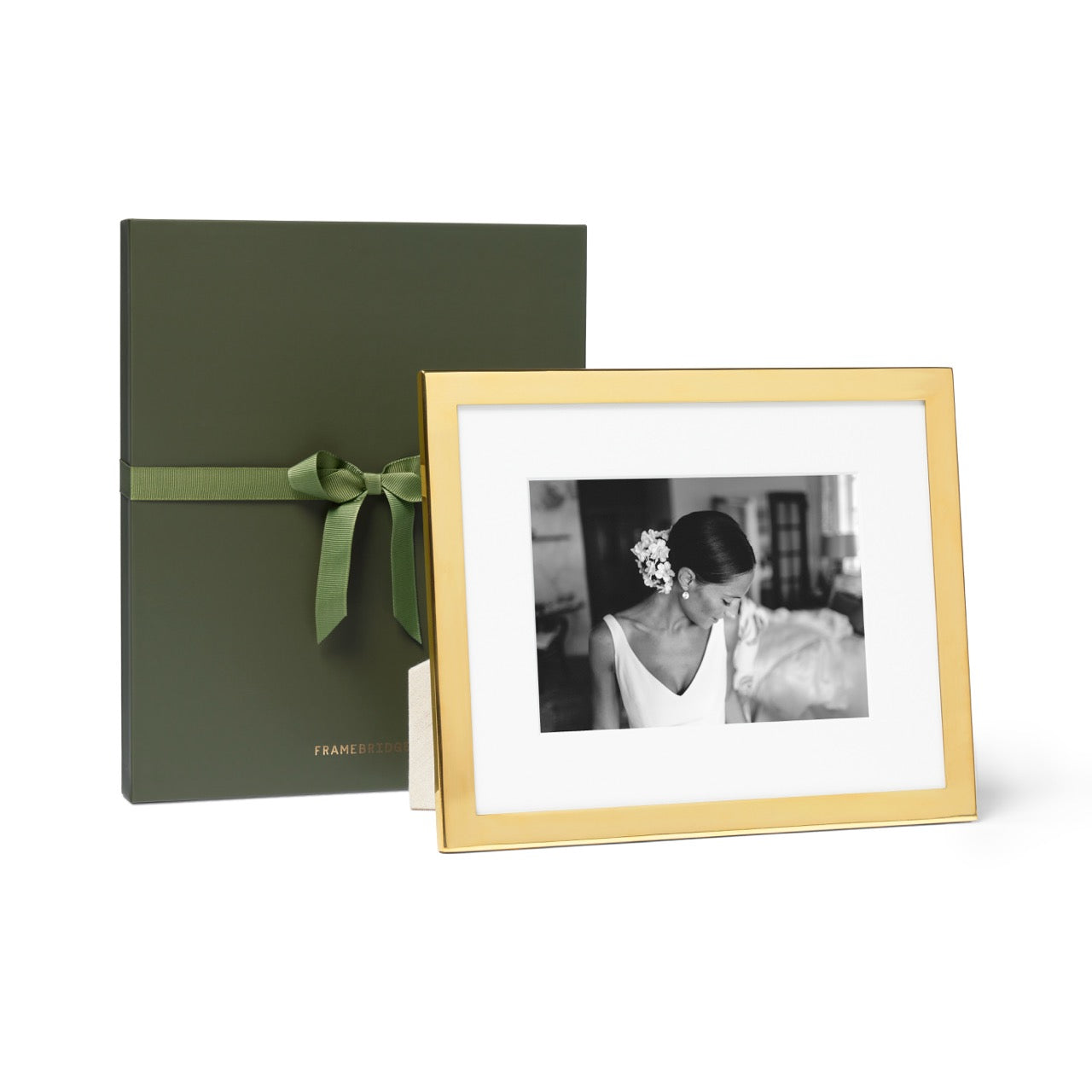 Fine Metal Frame Brass: 9x11 - Image 2